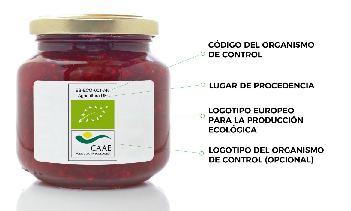 etiqueta producto ecologico BIO Organic eurohoja